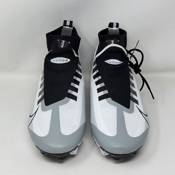 Nike Vapor Edge Pro 360 White Black Pure Platinum Football Cleats Men Size 13 main image 9